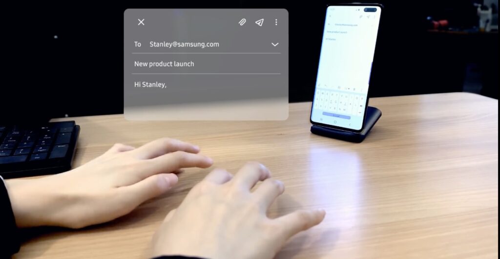 Teclado Invisible Samsung