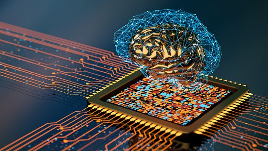 imagen digital que muestra tecnologías innovadoras en sistemas artificiales (IA) con un cerebro electrónico para ilustrar artículo Sector financiero requiere fortalecer seguridad ante integración de Inteligencia Artificial: Oscar Reyes de la Campa