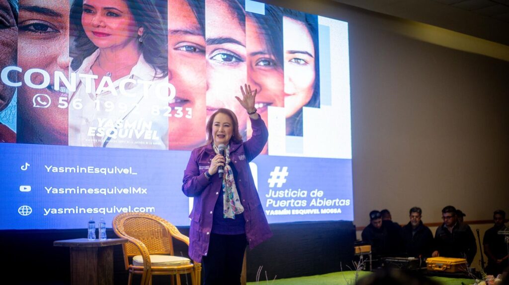 Impulsa Yasmín Esquivel Mossa reforma judicial para mayor desarrollo
