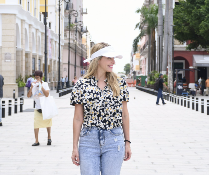 Patricia Lobeira Rodríguez supervisó avances en obras del Centro Histórico de Veracruz.