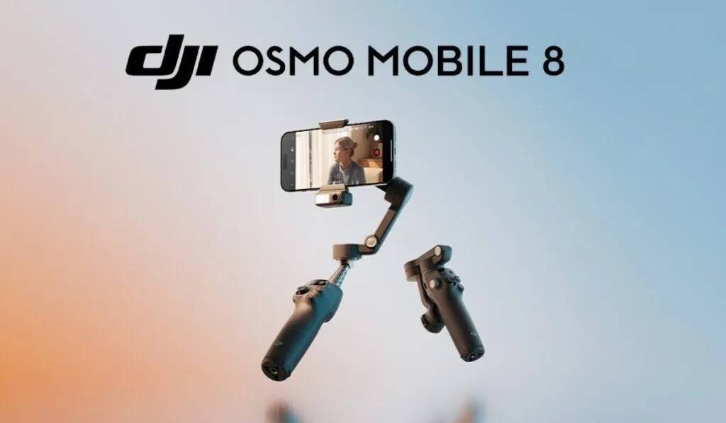 DJI presenta el Osmo Mobile 8: seguimiento inteligente, rotación 360° y más funciones para creadores