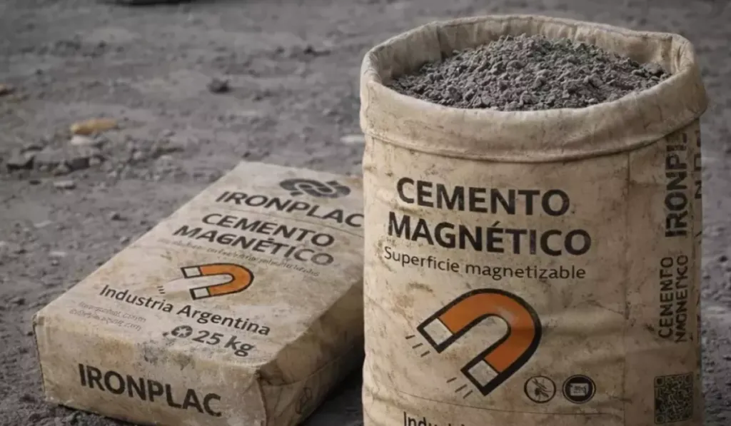 Cemento magnético: el invento de un joven que podría cambiar la forma de construir y decorar