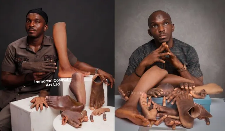 Prótesis con identidad: hermanos en Nigeria crean soluciones hiperrealistas que cambian vidas