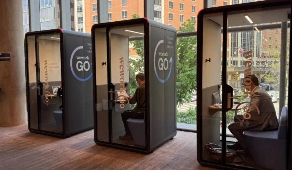WeWork Go: las micro oficinas futuristas que buscan transformar el trabajo remoto