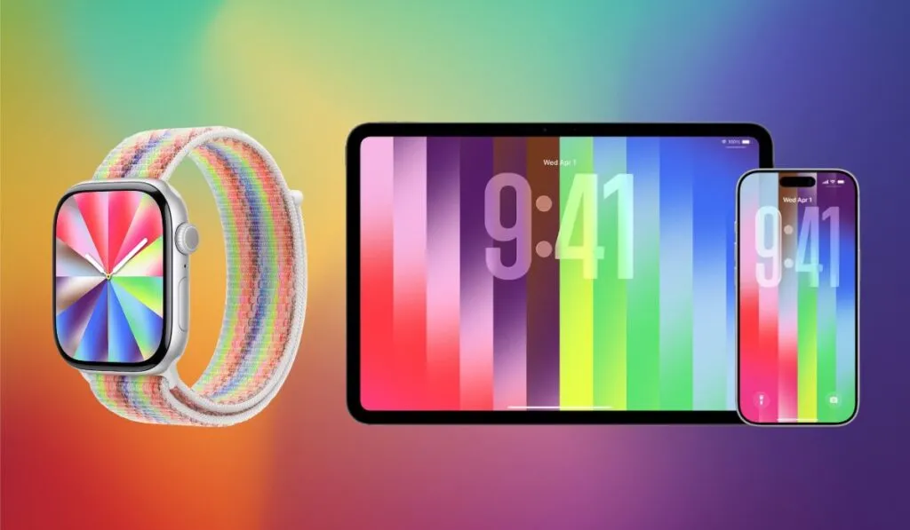 Apple sorprende con nuevos lanzamientos Pride: una exclusiva correa y fondos gratis