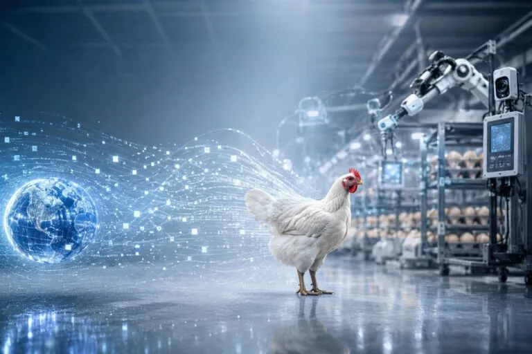 Avicultura 4.0 integra inteligencia artificial, sensores y robótica para mejorar la incubación y producción avícola