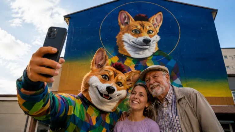 Murales interactivos y realidad aumentada transforman el museo al aire libre de Binéfar con nuevas experiencias digitales.