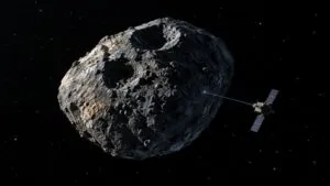 Hayabusa2 utiliza pulsos láser para medir el asteroide Torifune durante un sobrevuelo de alta velocidad.