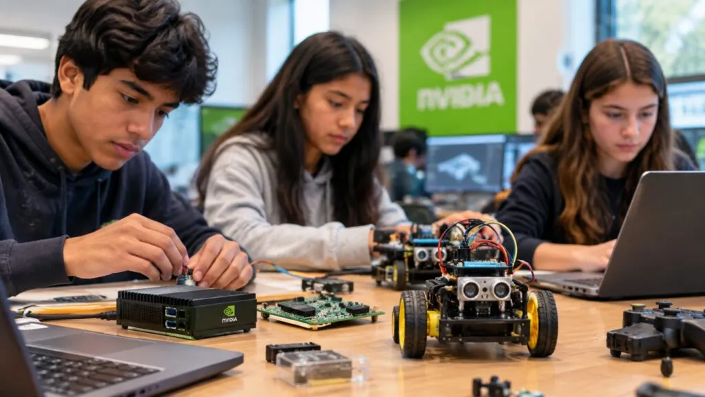 NVIDIA impulsa inteligencia artificial y robots autónomos en escuelas de Estados Unidos