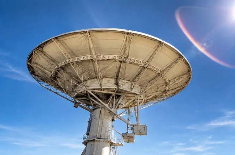 Señales de radio de un exoplaneta gigante llamado Beta Pictoris b, ubicado fuera del sistema solar.