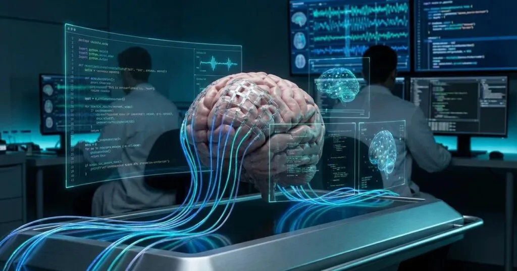 Representación de la actividad neuronal del cerebro humano y tecnologías de inteligencia artificial para estudiar la memoria.